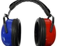 Red - Blue Audiometer Headphones